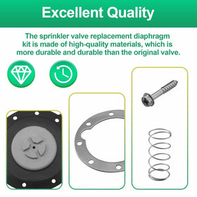 Aulpq diaphragm kit for Richdel R-204, ideal for preventive irrigation maintenance