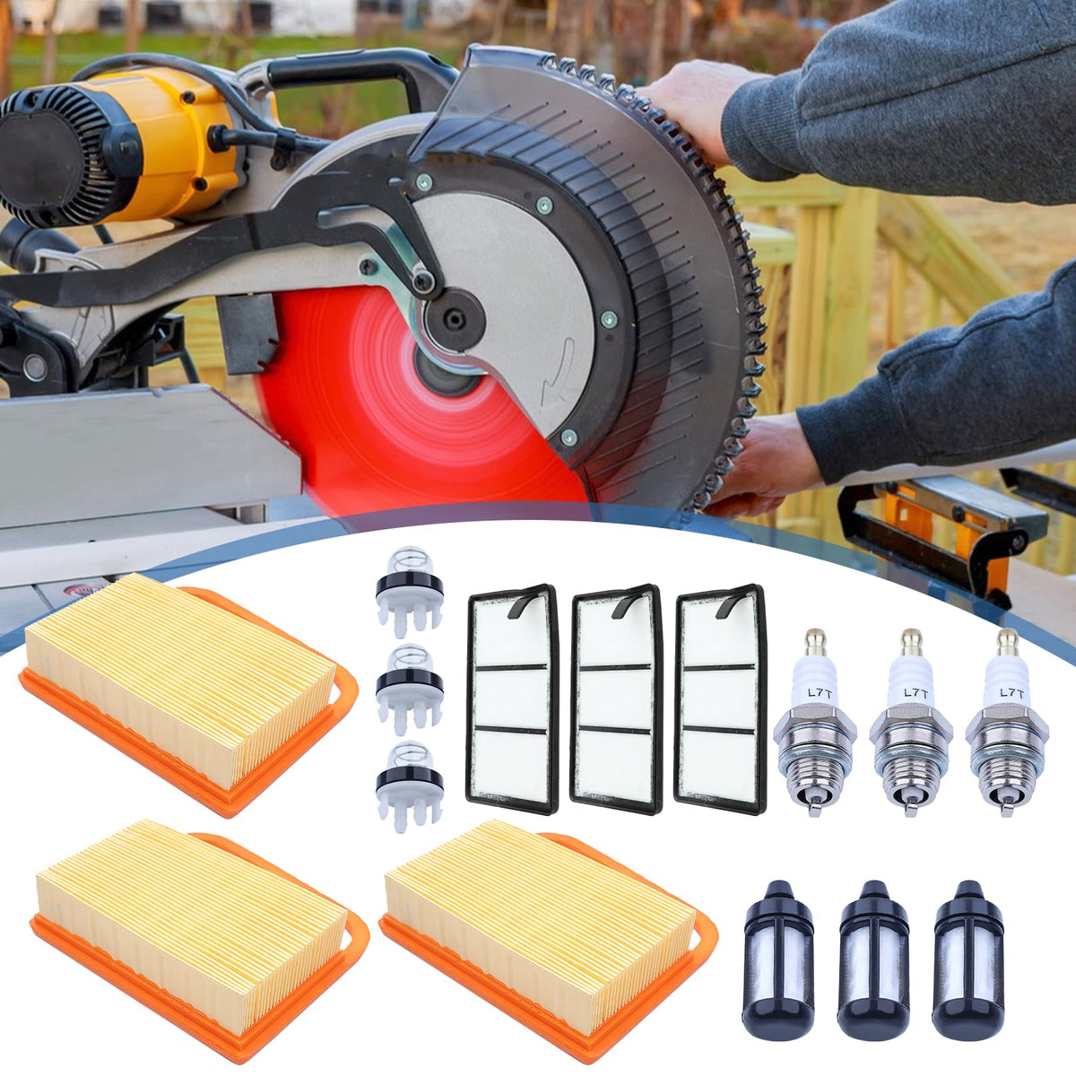 AUMEL primer bulb included to simplify startup during hard jobs.