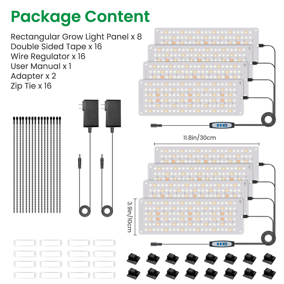 Aumtrly hanging-friendly design enables flexible placement for your grow area.