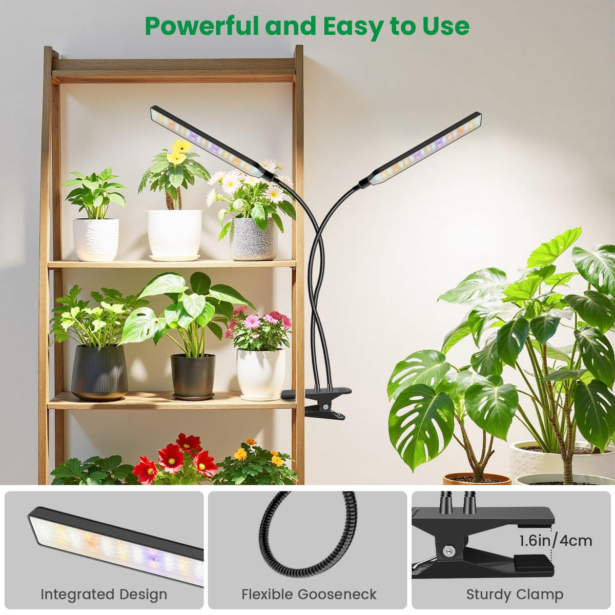 Aumtrly timer offers 6, 12, and 16-hour options to automate light cycles