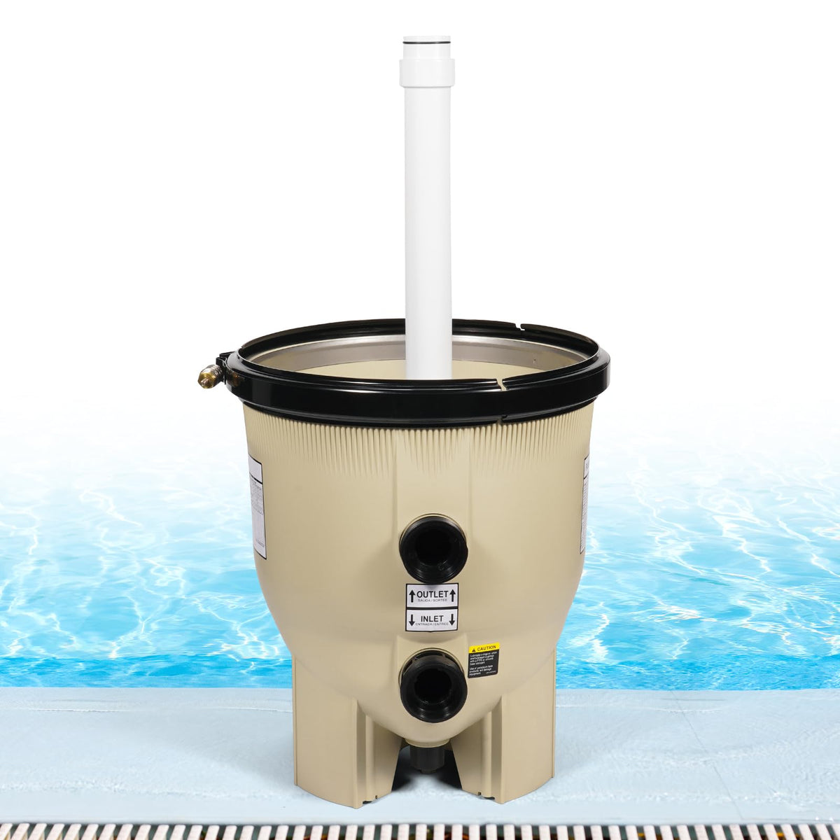 Aumzong 170018 bottom base for Pentair, corrosion-resistant for durable pool filtration.