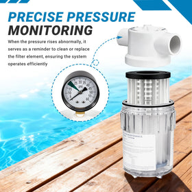Aumzong 2888 energy element filter valve reset note for safe pressure management.