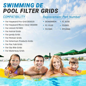 Aumzong DE grid compatible with Hayward Pro-Grid DE6020 for reliable filtration