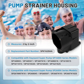 Installation angle shows simple maintenance for pool pump performance.