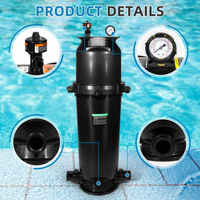 Aumzong W3C17502 150 gpm flow supports steady pool circulation