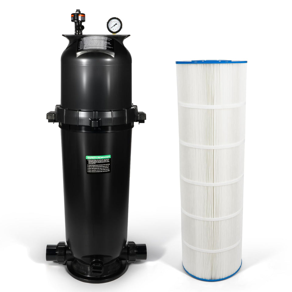 Aumzong W3C17502 folded-design filter boosts filtration area for cleaner water