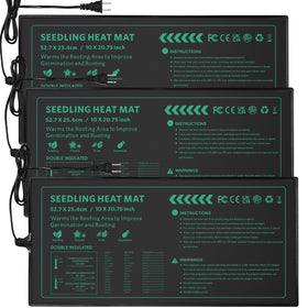 AUPETEK seedling heat mat under tray promoting germination warmth