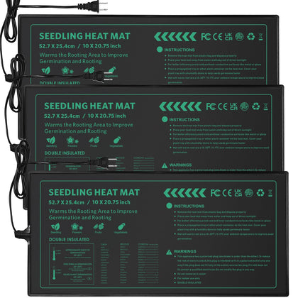 AUPETEK seedling heat mat under tray promoting germination warmth