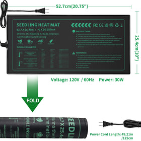 AUPETEK temperature-stable warming mat delivering consistent germination warmth