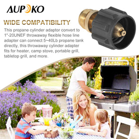 Aupoko QCC Type 1 connection on the adapter enables quick, secure setup.