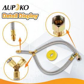 Aupoko one-year warranty card and support information.