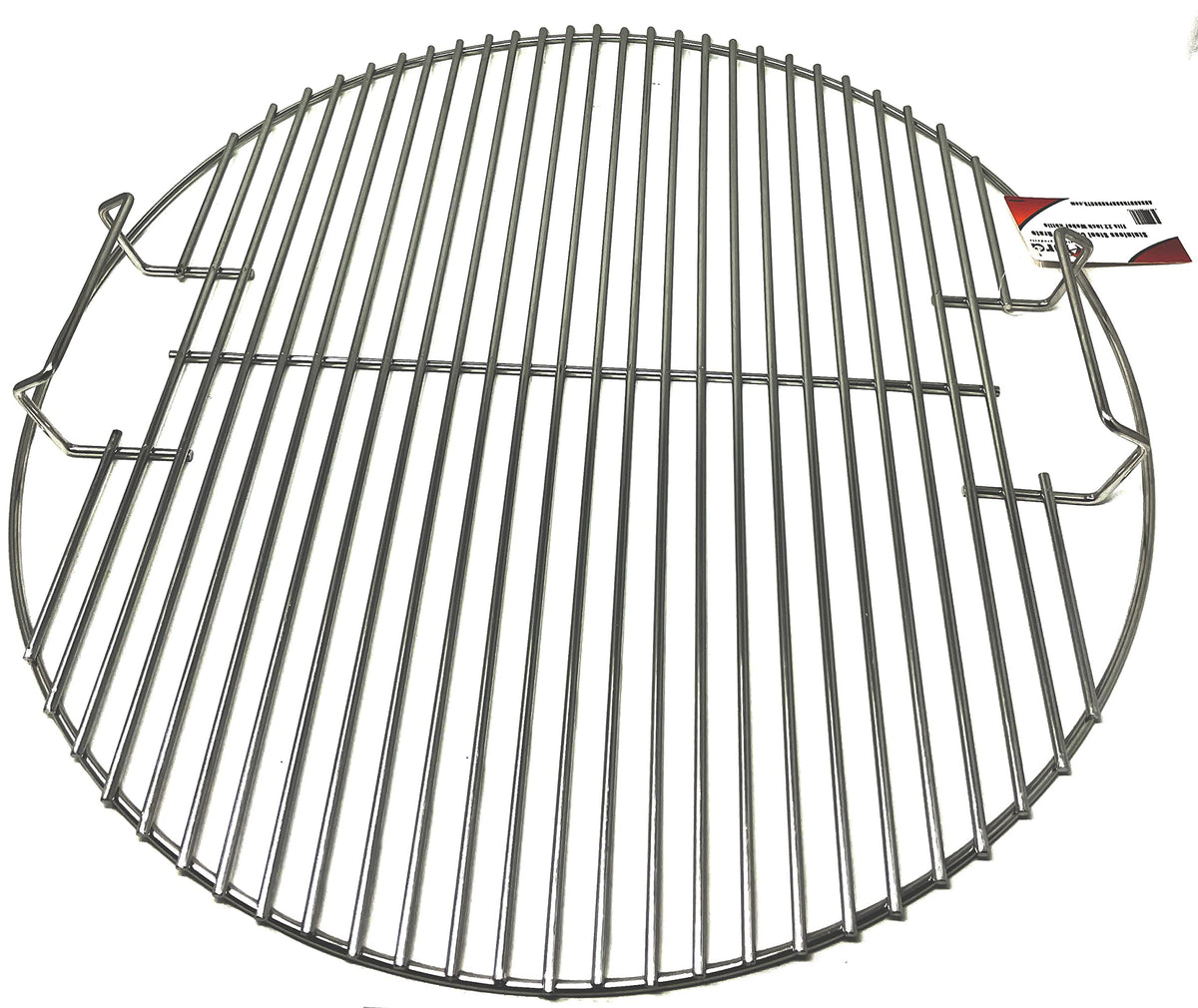 Aura Outdoor 22-inch grate front view, durable stainless surface for grilling.