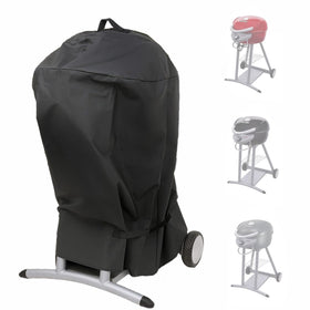 Aurmer Charbroil Patio Bistro cover front view protecting grill from rain and sun