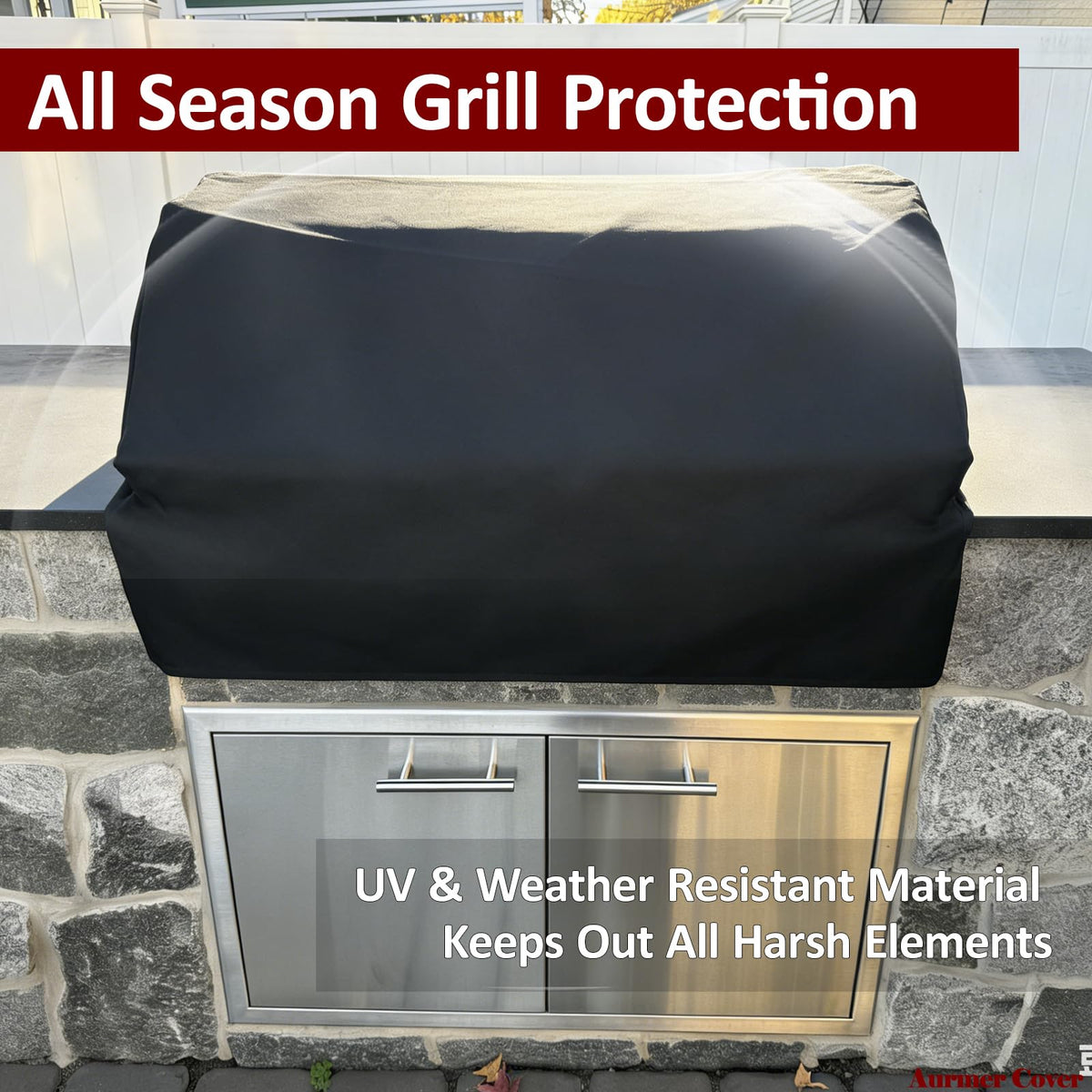 Aurmer fits grills up to 38 inches wide for versatile compatibility