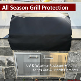 Aurmer fits grills up to 38 inches wide for versatile compatibility
