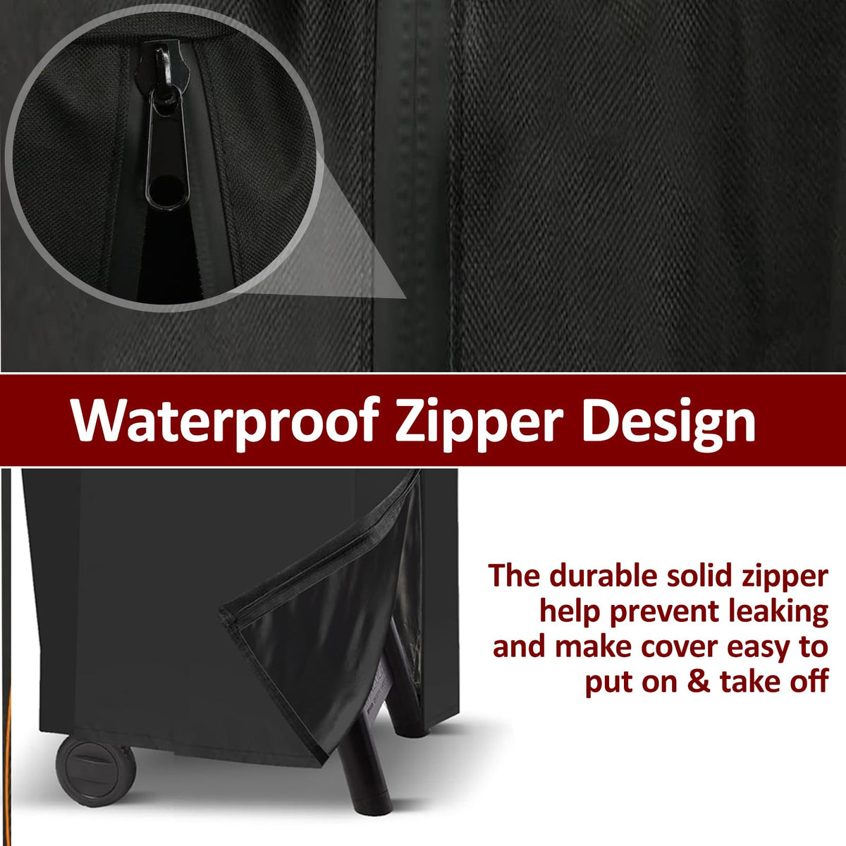 Aurmer sealed seams with waterproof tape prevent leaks.