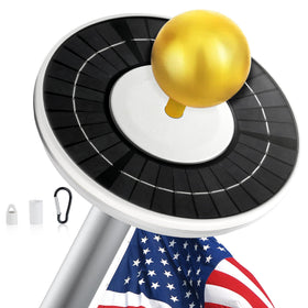 Aurolit flag light kit includes all components for quick setup