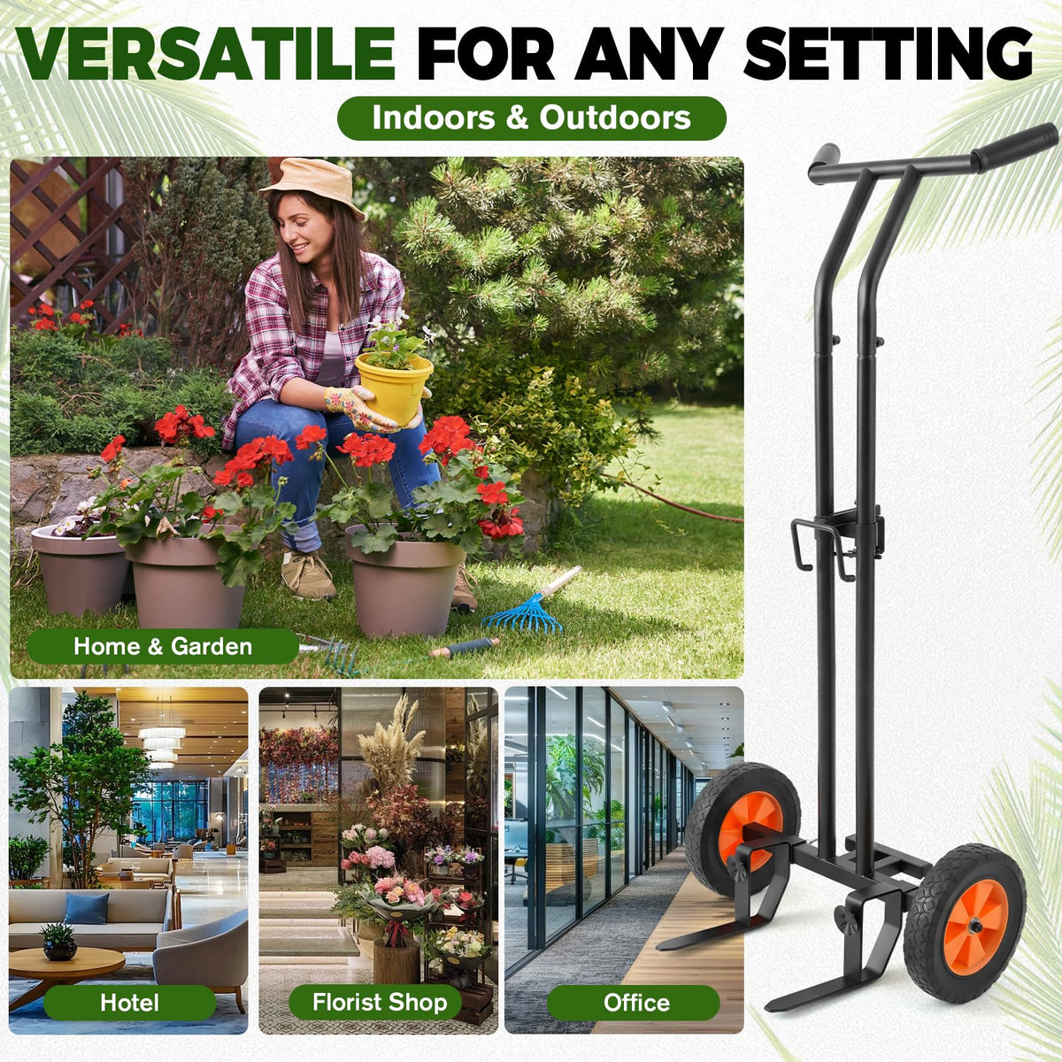 AUROPEAK included strap provides extra stability when moving heavy items