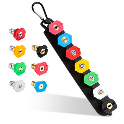 Aurora Car nozzle holder keeps tips organized for easy access during chores