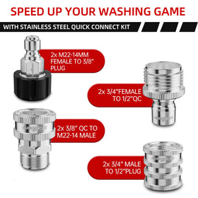AURORA CAR stainless steel adapters assembly highlights corrosion-resistant durability.