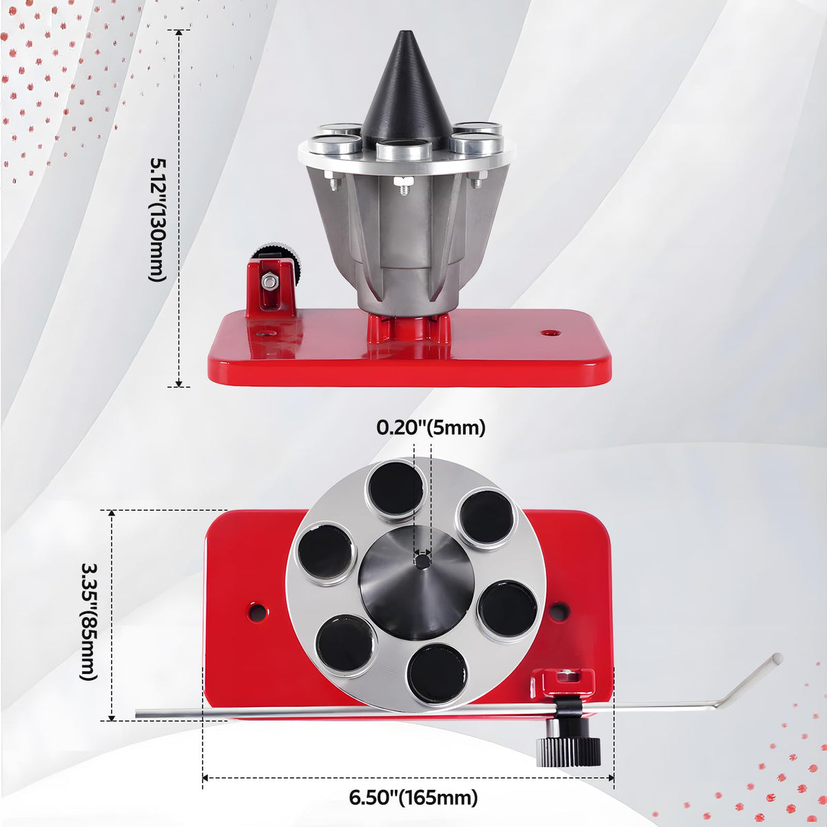 Aurorasters secure wall mount with included hardware for neat, organized workshop