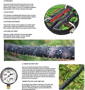 Aurssa hose uses durable rubber blend for long-lasting irrigation