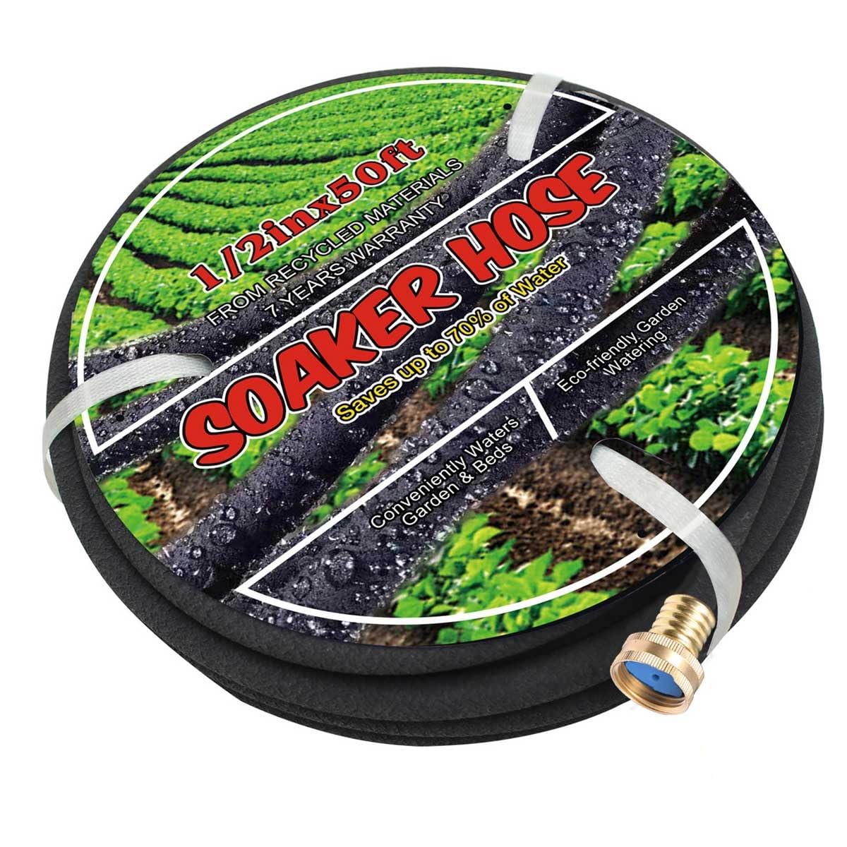 Aurssa end-cap sealed section demonstrates durable end cap for drip irrigation