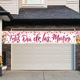 AUSHENKE 118 by 20 inch banner spans fences and walls