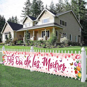 AUSHENKE lightweight polyester banner, easy to hang indoors or outdoors