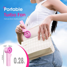 Ausic battery-powered handheld fan lasts hours for outdoor use