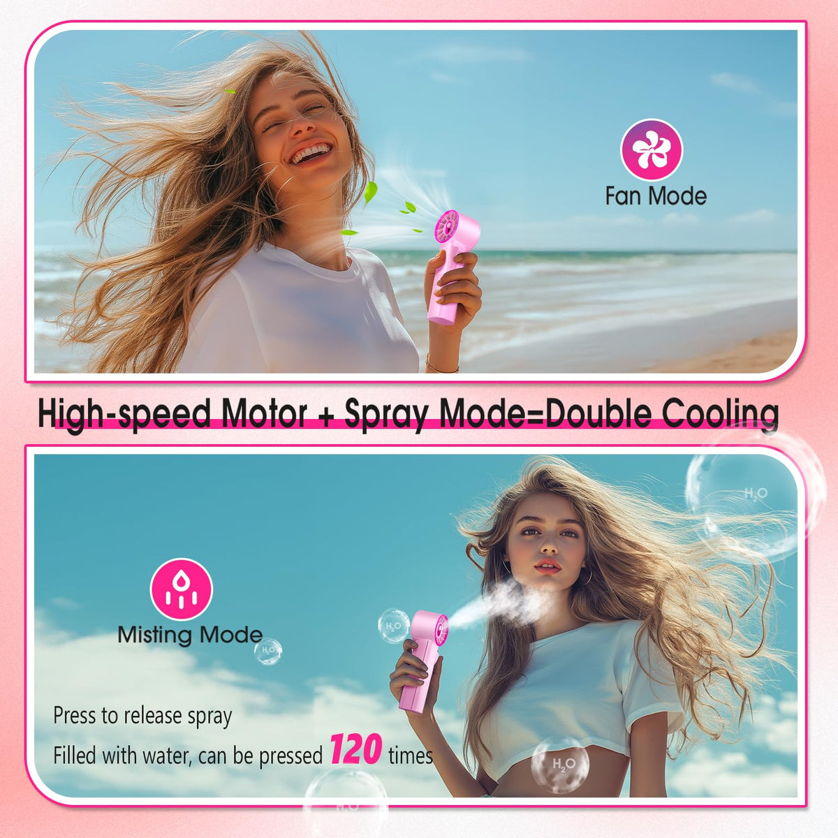 Ausic gift-ready summer fan ideal for family and friends