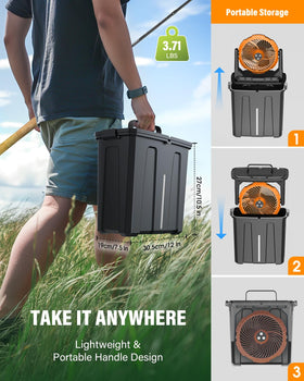 Ausic gift-ready misting fan packaging for summer gifts