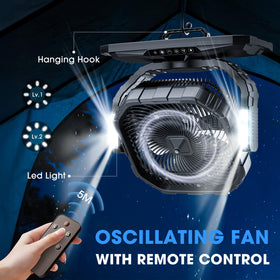 Ausic LED light and hook add night-time versatility outdoors