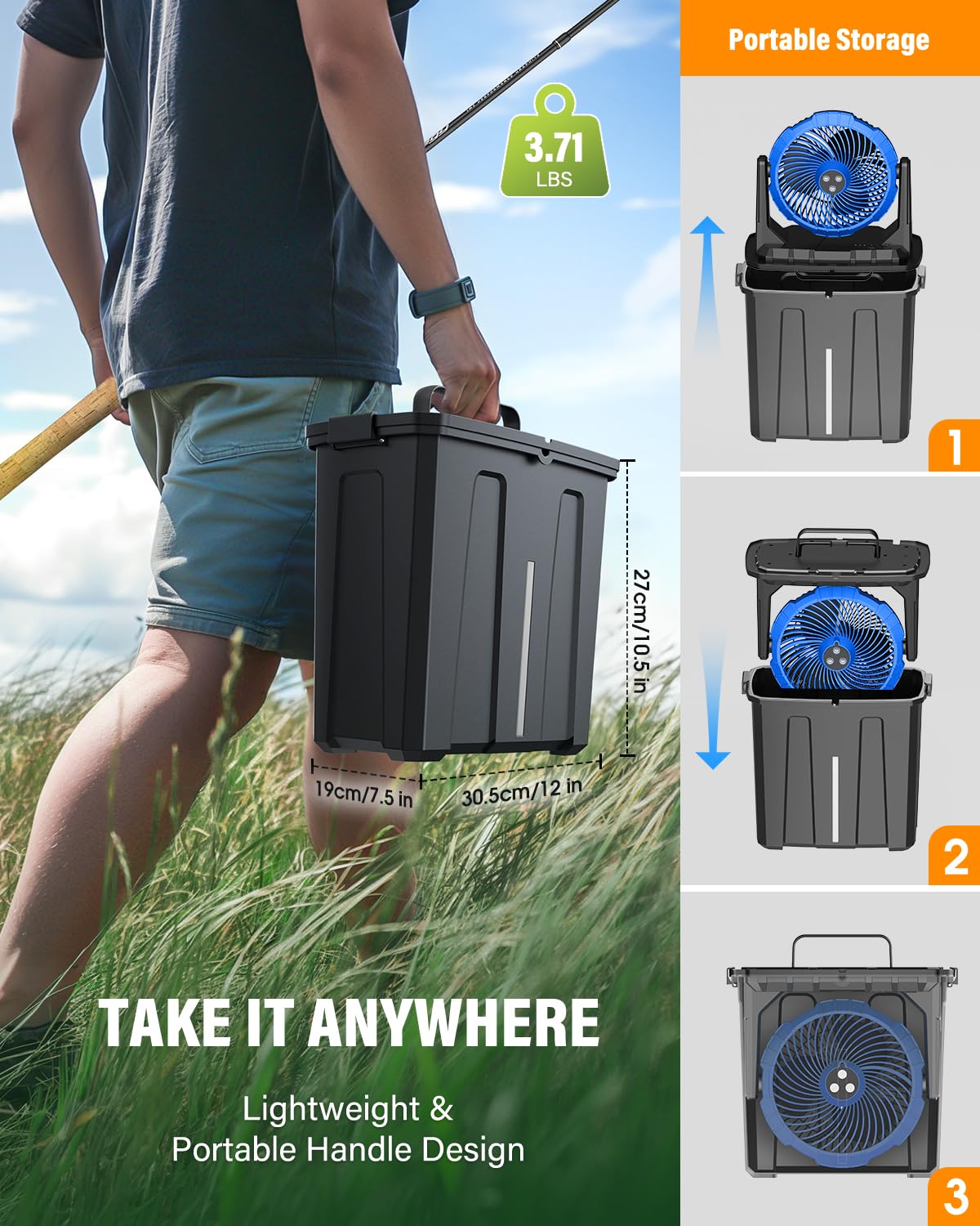 Ausic lightweight 3.64 lb portable body ideal for travel.