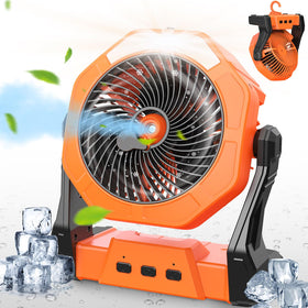Ausic misting fan with water tank for outdoor cooling