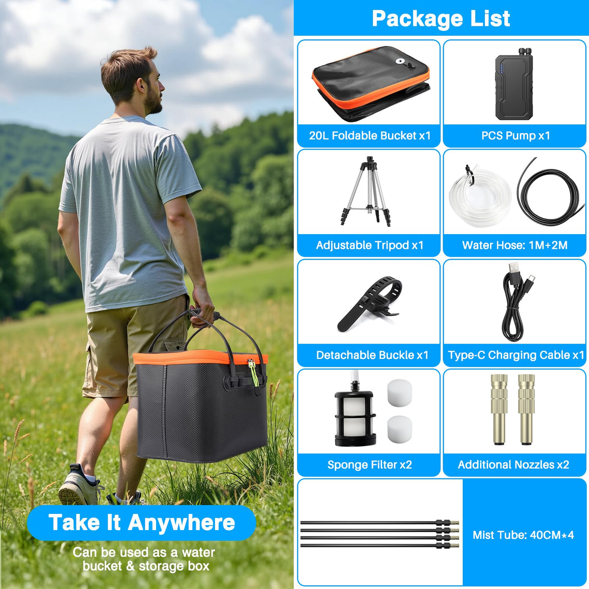 Ausic misting system reduces dust and odors for a cleaner outdoor space.