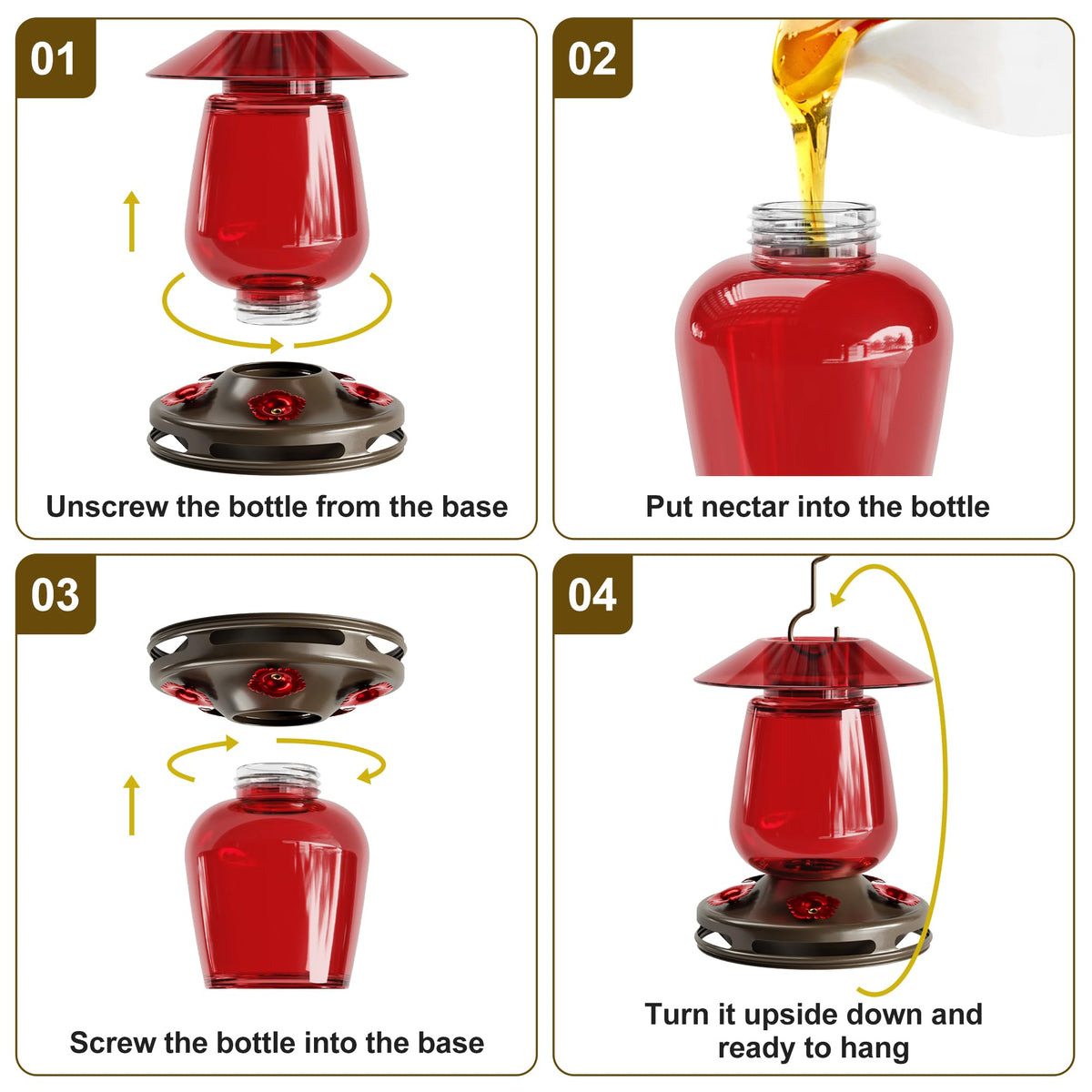 Auslar feeder designed for easy filling and simple cleaning