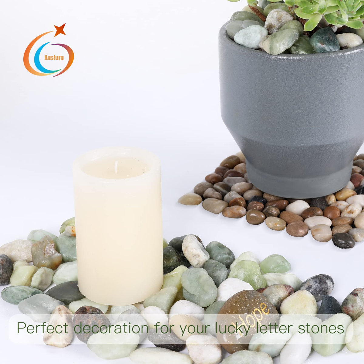 Ausluru eco-friendly rocks offer long-lasting charm for landscaping.