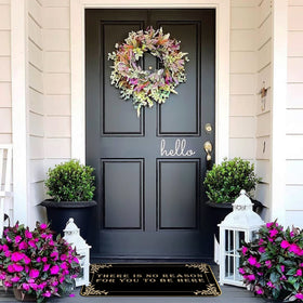 AUSTAB 17x29 inch mat designed for high-traffic entryways