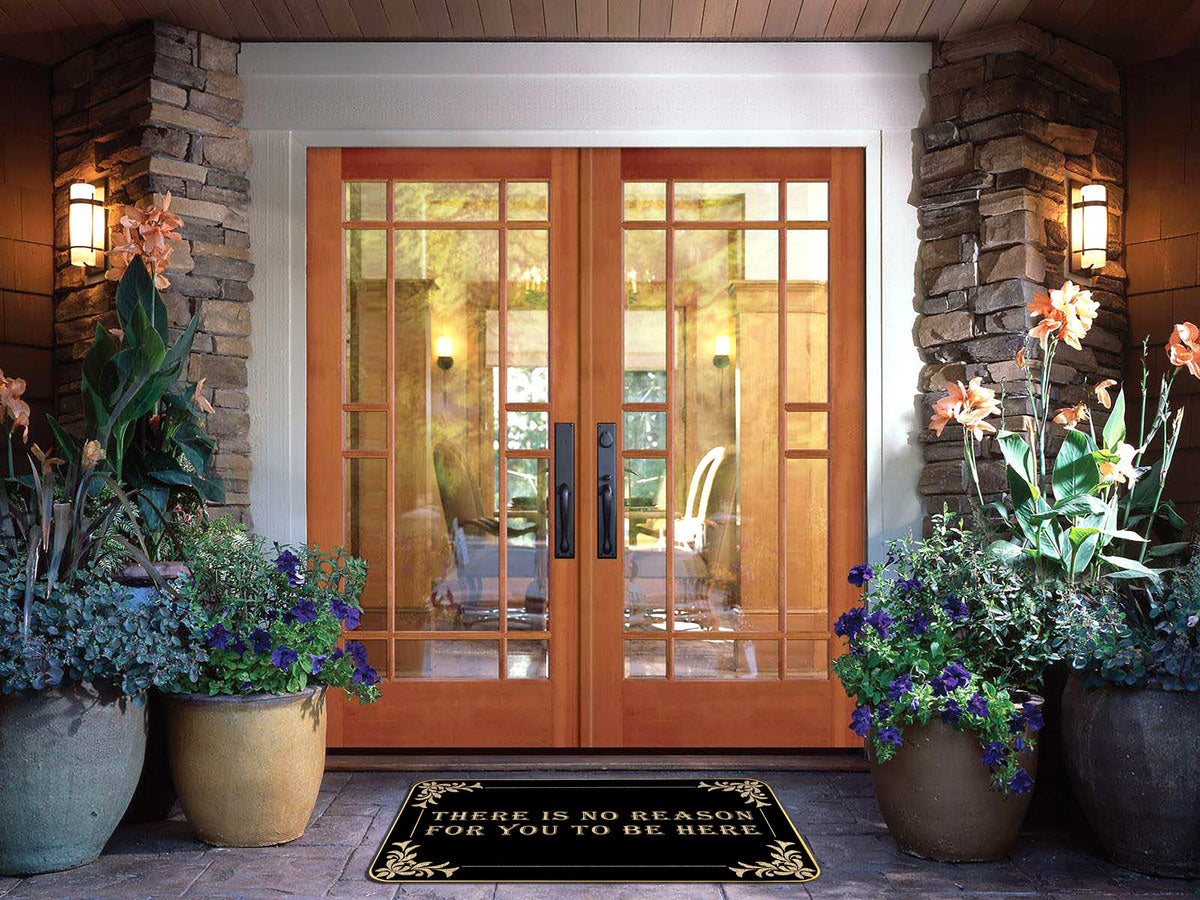AUSTAB easy-clean doormat cleans quickly with hose or damp cloth