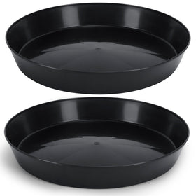 Austin Planter 21in saucer front view protects surfaces from water stains