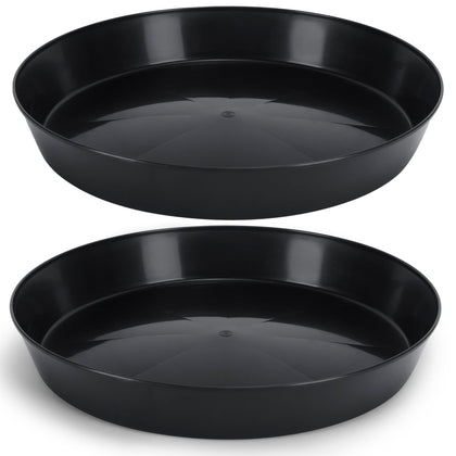 Austin Planter 21in saucer front view protects surfaces from water stains