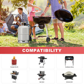 AUTATUE durable outdoor hose supports longer cooking sessions.