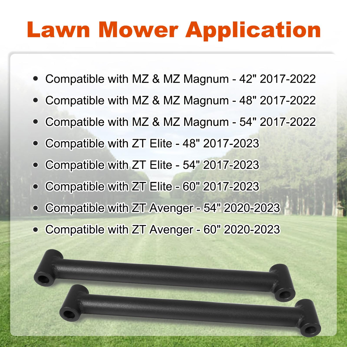 AUTOBABA deck locator rod compatible with ZT Avenger for easy fit