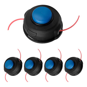 AUTOBABA T25 Tap Advance Trimmer Head on workbench with compact design for fast changes.