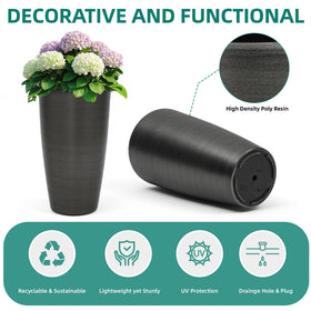 Autodaya indoor-outdoor planter suited for patio living room or garden.