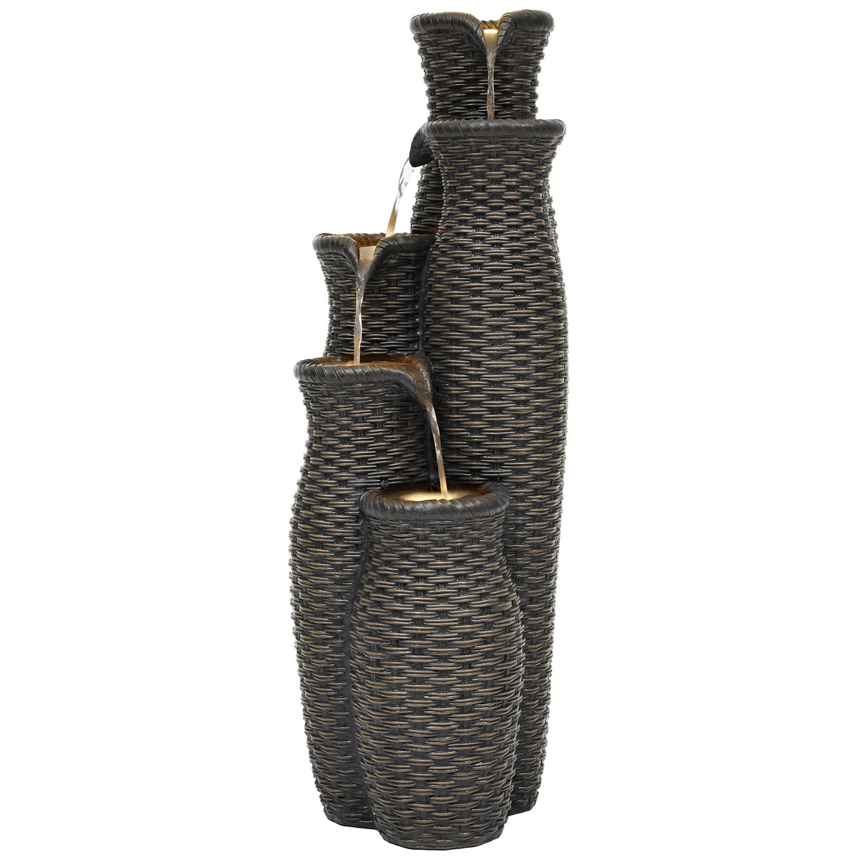 Autodaya weather-resistant polyresin construction built for year-round outdoor use.