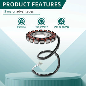 Installation guide image showing stator replacement steps