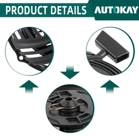 AUTOKAY packaging image shows pull starter assembly