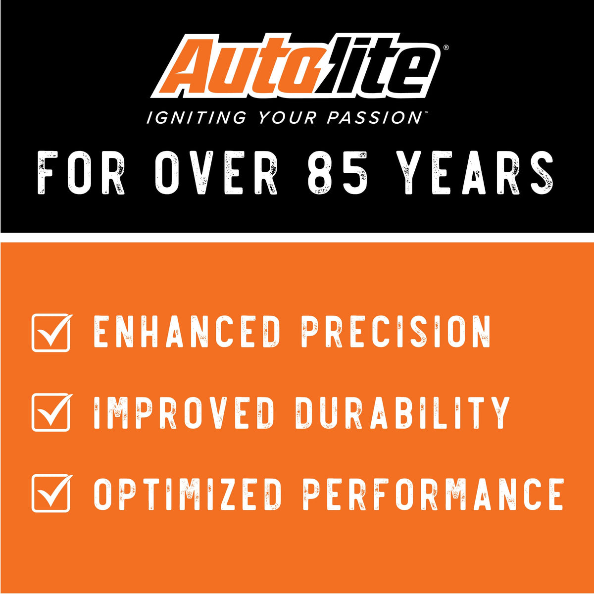 Autolite Xtreme Start Iridium anti-foul design supports easier starts in all weather.